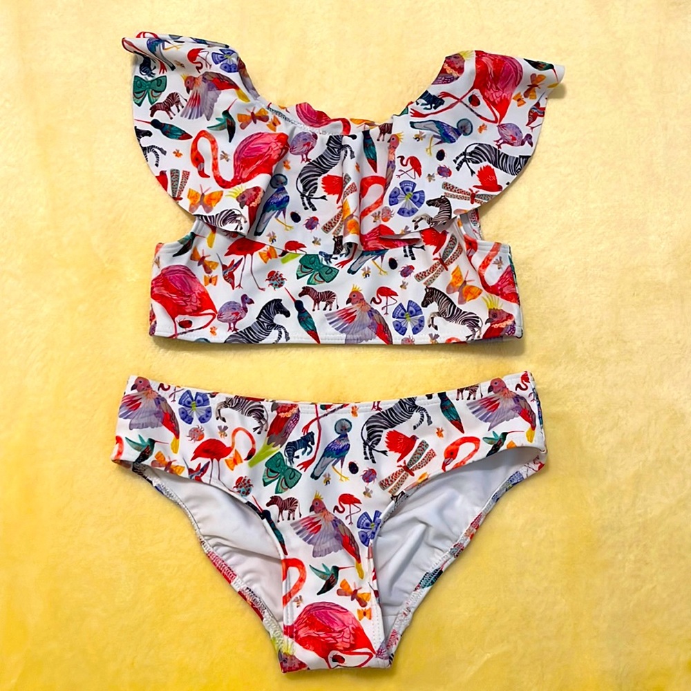 Girls H&M Animal Print Bikini